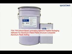 711A 711B Adesivo laminante a base di solvente Adesivo per imballaggi flessibili Per struttura di plastica placcata in alluminio